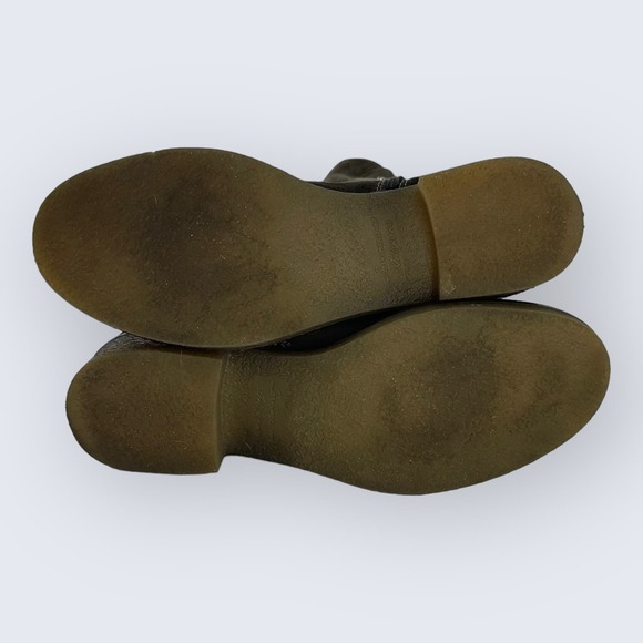 Sundance Deirdre Over Knee Burnished Green Suede 1" Block Heel Boot 37 7 $268 - Picture 8 of 10